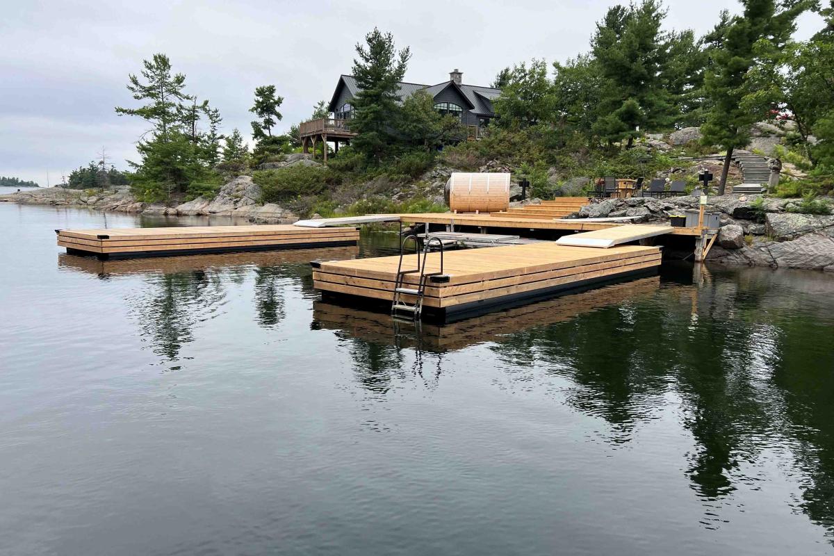 Dock builders in Georgian Bay and Muskoka