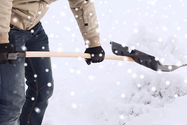 Shoveling Snow in Muskoka